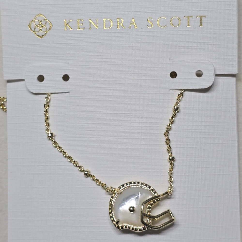 Kendra Scott Football Helmet Short Pendant Necklace